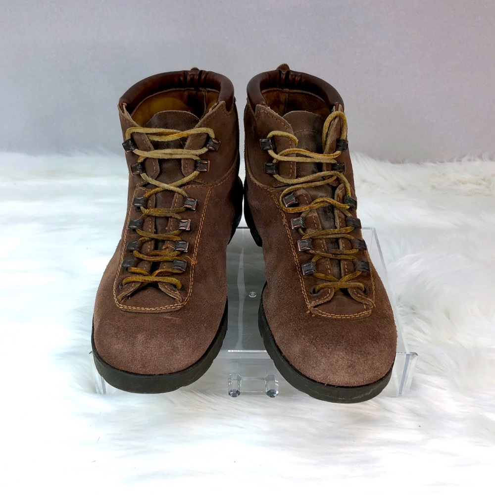 Italian Leather Climbing Hiking Trail Boots 7.5